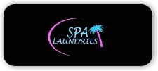 (image for) Spa Laundries Black Logo Only Badge