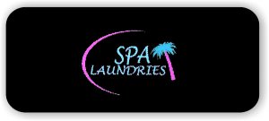 (image for) Spa Laundries Black Logo Only Badge