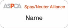 (image for) ASPCA Spay/Neuter Standard White badge