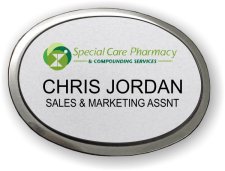 (image for) Special Care Pharmacy Silver Executive Oval Badge