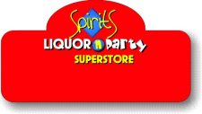 (image for) Spirits Liquor and Party Logo Only Shaped Badge