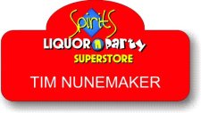 (image for) Spirits Liquor and Party Shaped Badge
