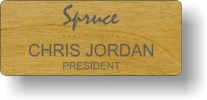 (image for) Spruce Home & Garden Woodgrain Badge