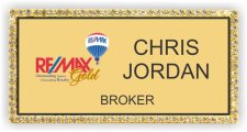 (image for) Remax Gold - Gold Bling Badge