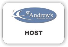 (image for) St. Andrew's Episcopal Church Host Badge