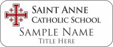 (image for) St. Anne Catholic School White Rounded Corners badge