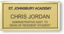 (image for) St. Johnsbury Academy Executive Gold Badge