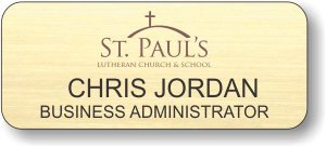 (image for) St. Paul\'s Lutheran Church & School Gold Badge