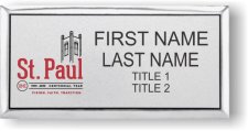 (image for) St. Paul United Methodist Church Executive Silver Badge - Two Title