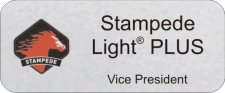 (image for) Stampede Light Beer Silver Badge