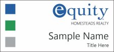 (image for) Equity Real Estate White Square Corner badge