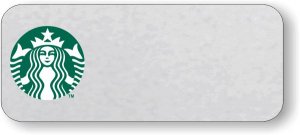 (image for) Starbucks Silver Logo Only Badge