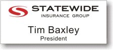 (image for) Statewide Insurance White Badge