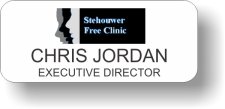 (image for) Stehouwer Free Clinic White Badge