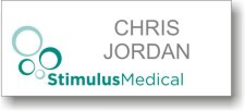(image for) Stimulus Medical White Badge