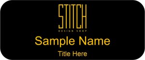 (image for) Stitch Design Shop Standard Black Badge