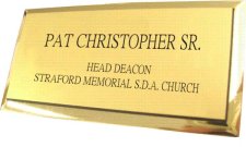 (image for) Straford Memorial S.D.A Church Executive Gold Badge