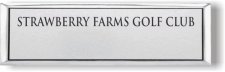 (image for) Strawberry Farms Golf Club Silver Small Executive Badge