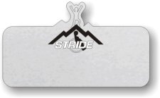 (image for) STRIDE Adaptive Sports Shaped Silver Logo Only Badge