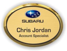 (image for) Subaru Oval Executive Gold Badge
