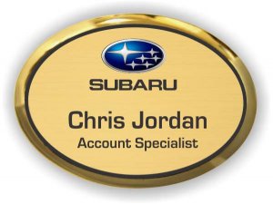 (image for) Subaru Oval Executive Gold Badge