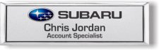 (image for) Subaru Small Executive Silver Badge (Style A)