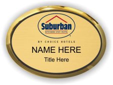 (image for) Suburban Hotel Gold Oval Executive Badge