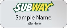 (image for) Subway Standard Silver badge