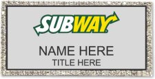 (image for) Subway Silver Bling Badge