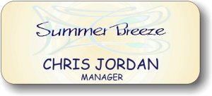 (image for) Summer Breeze Cream Badge