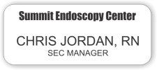 (image for) Summit Endoscopy Center White Badge