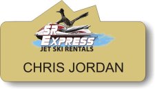 (image for) Sunridge Chevron SR Express Gold Shaped Badge