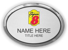 (image for) Super 8 Logo B Oval Executive Silver Badge