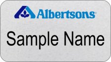 (image for) Albertsons Silver Badge Name Only