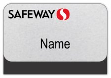 (image for) Safeway Silver Pocket Name Badge