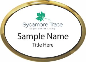 (image for) Sycamore Trace Oval Executive Gold Other badge