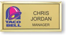 (image for) Taco Bell Gold Executive Badge
