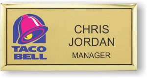 (image for) Taco Bell Gold Executive Badge