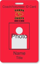(image for) Tampa Chiefs Photo ID Vertical badge