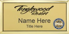 (image for) Tanglewood Resort w/ PGA Logo Executive Gold badge