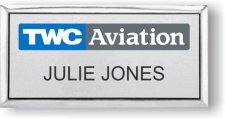 (image for) TWC Aviation Silver Executive Badge
