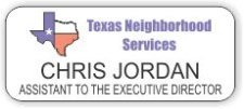 (image for) Texas Neighborhood Services White Badge