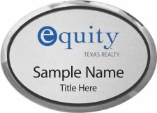 (image for) Equity Real Estate Oval Executive Silver Badge