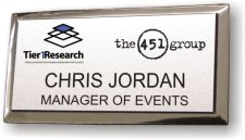 (image for) The 451 Group Tier 1 Logo Executive Silver Badge