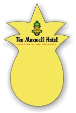 (image for) The Maxwell Hotel Yellow Shaped Badge