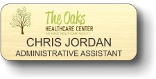 (image for) The Oaks Healthcare Center Gold Badge Logo B