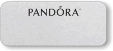 (image for) The Pandora Store Silver Logo Only Badge