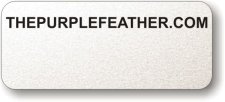 (image for) The Purple Feather Silver Logo Only