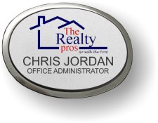 (image for) Realty Pros Silver Executive Oval Badge