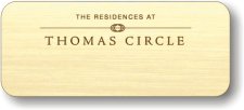 (image for) The Residence at Thomas Circle Gold Logo Only Badge